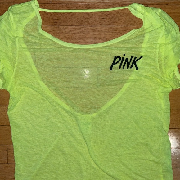 Pink by Victoria’s Secret Low-Back Sheer T-Shirt - Picture 5 of 12